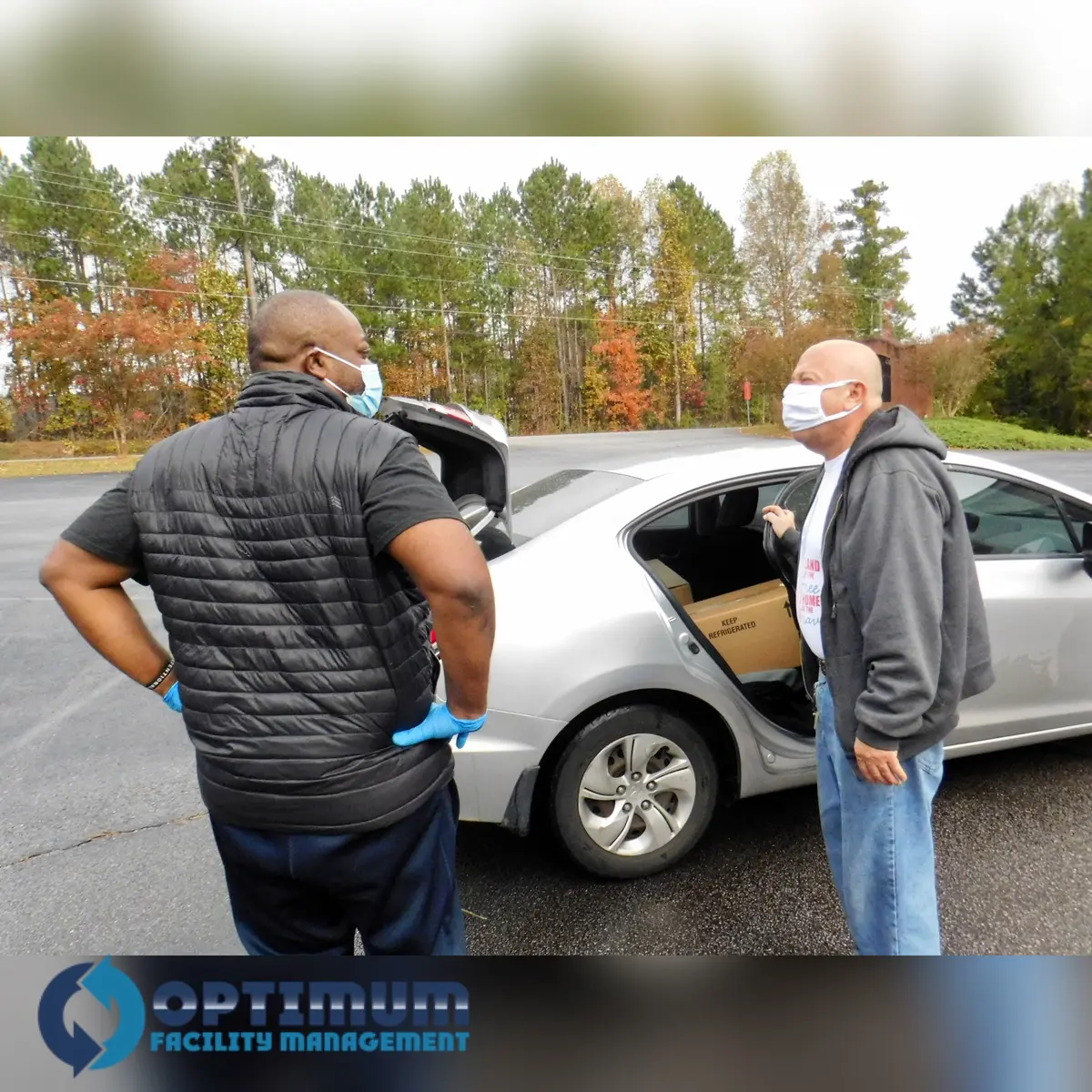 Drive-through food distribution