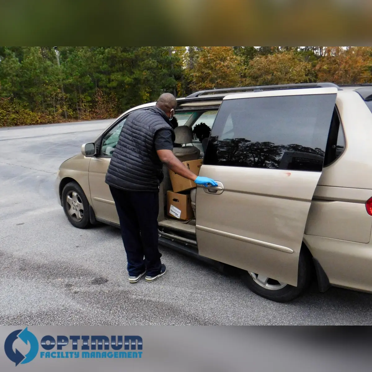 Drive-through food distribution