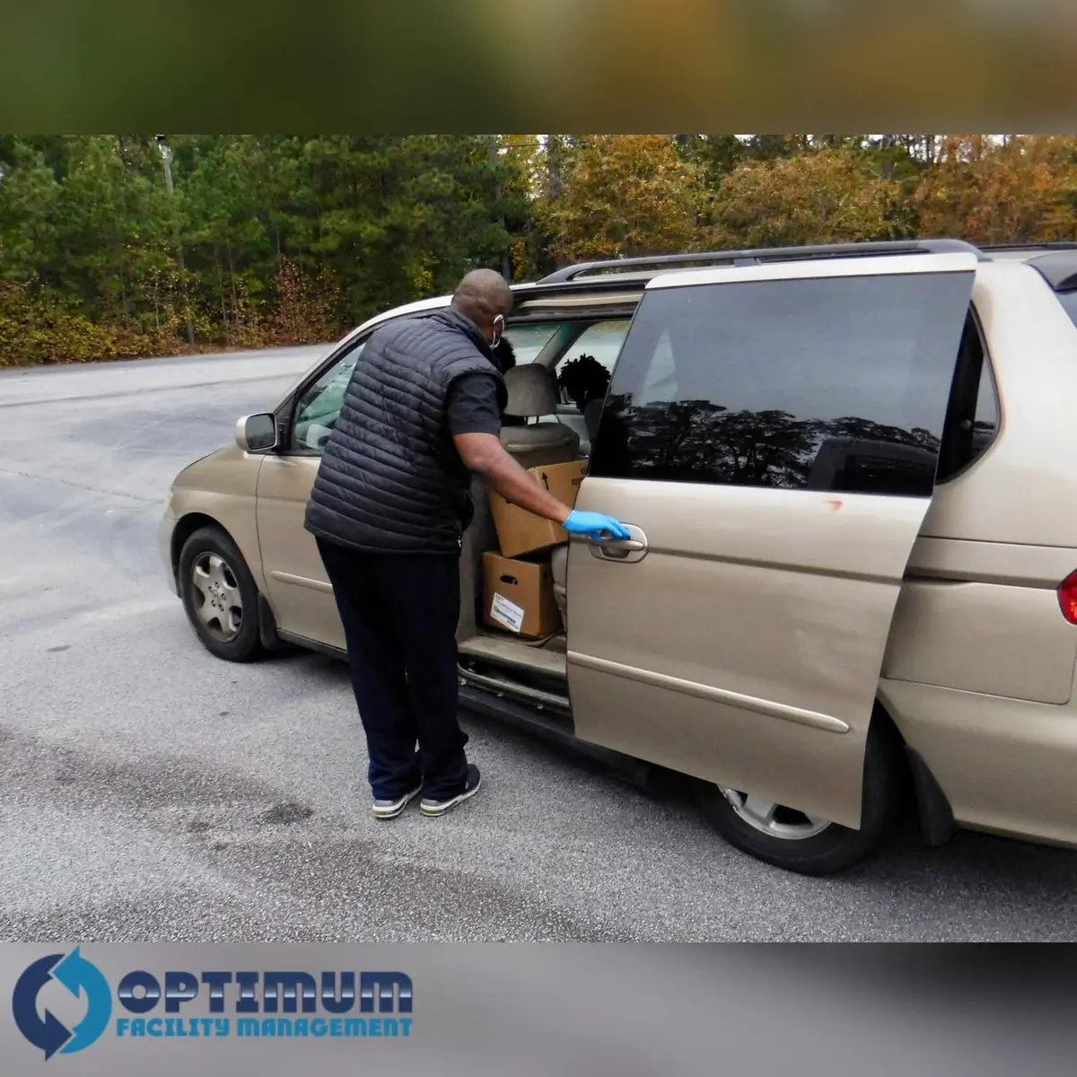 Drive-through food distribution
