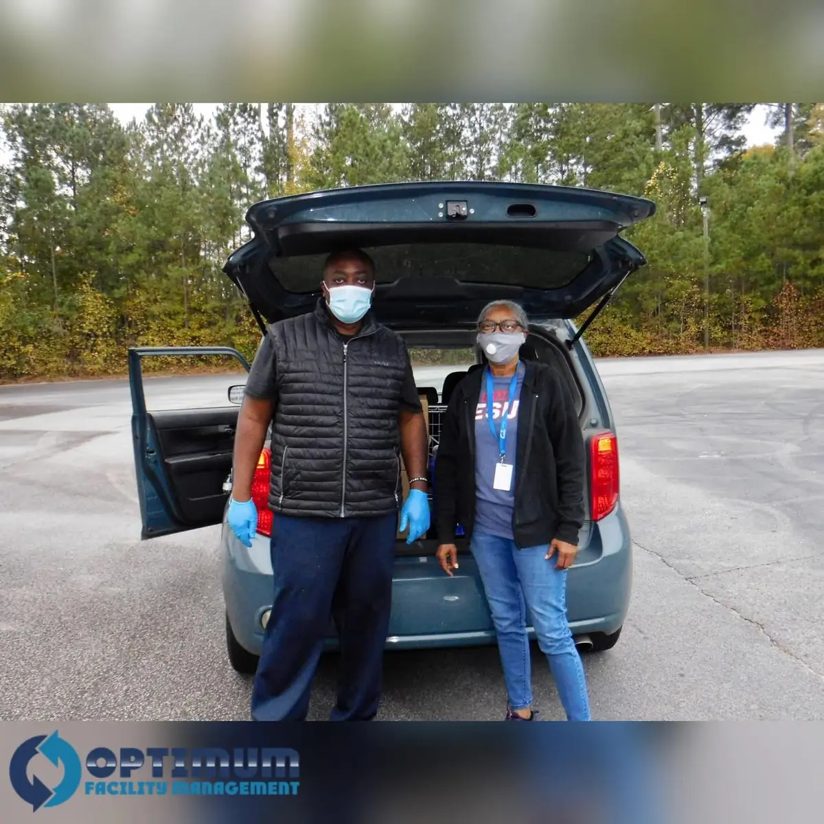 Drive-through food distribution