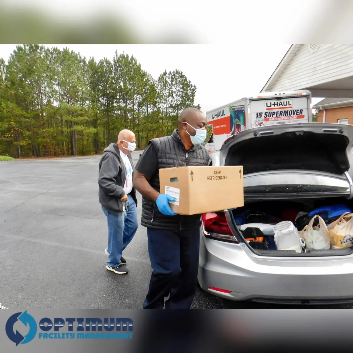 Drive-through food distribution