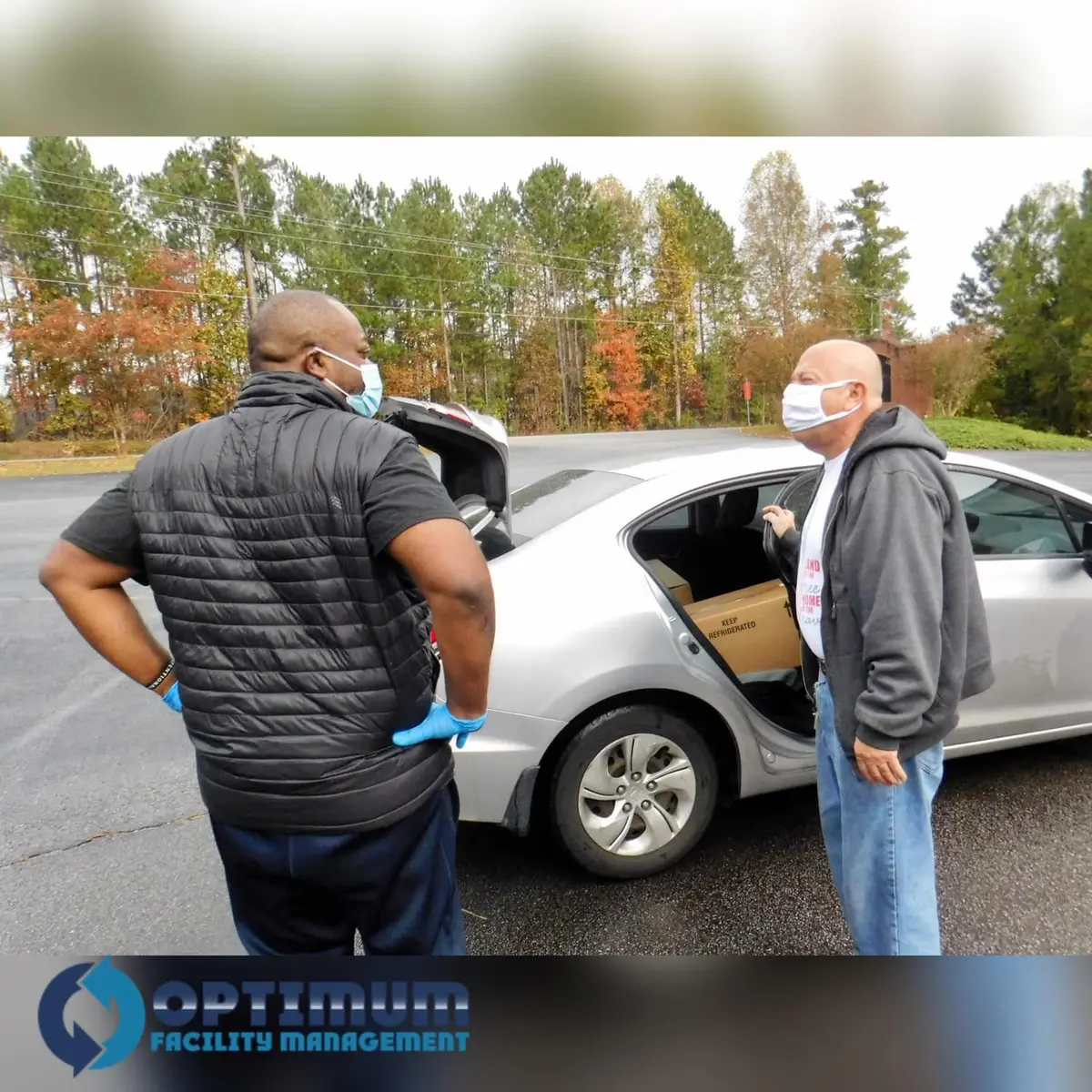 Drive-through food distribution