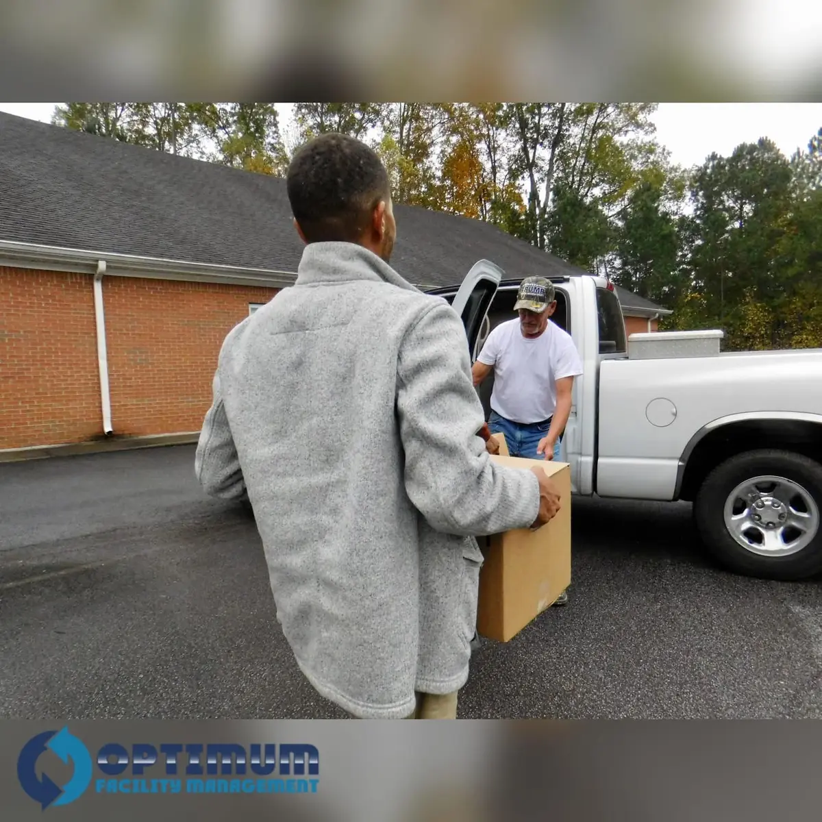 Drive-through food distribution