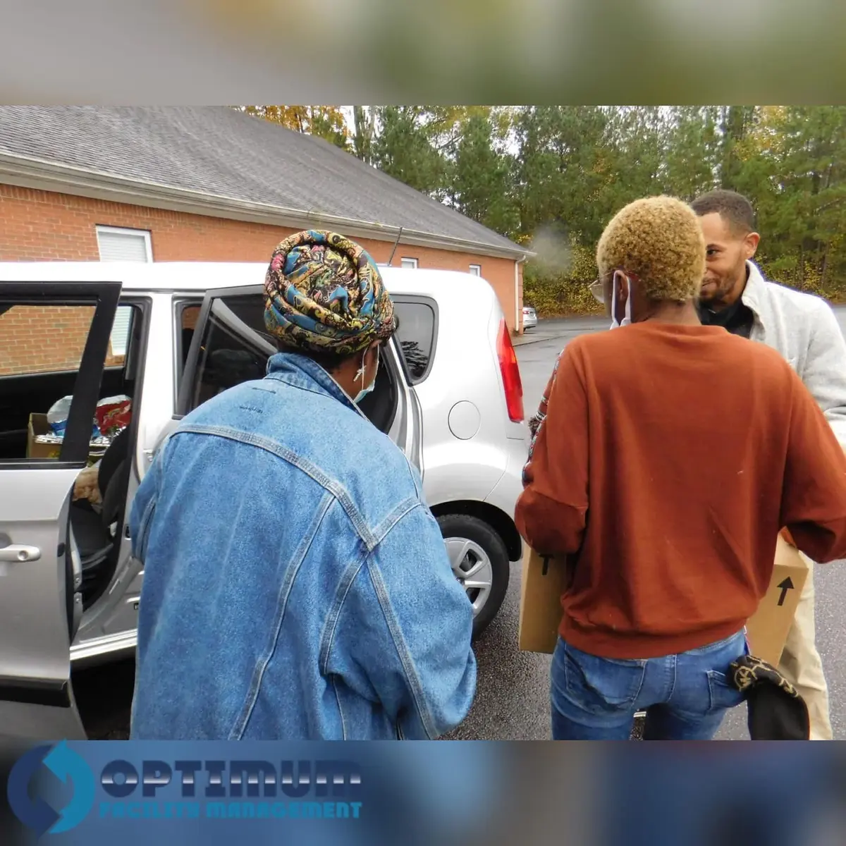 Drive-through food distribution
