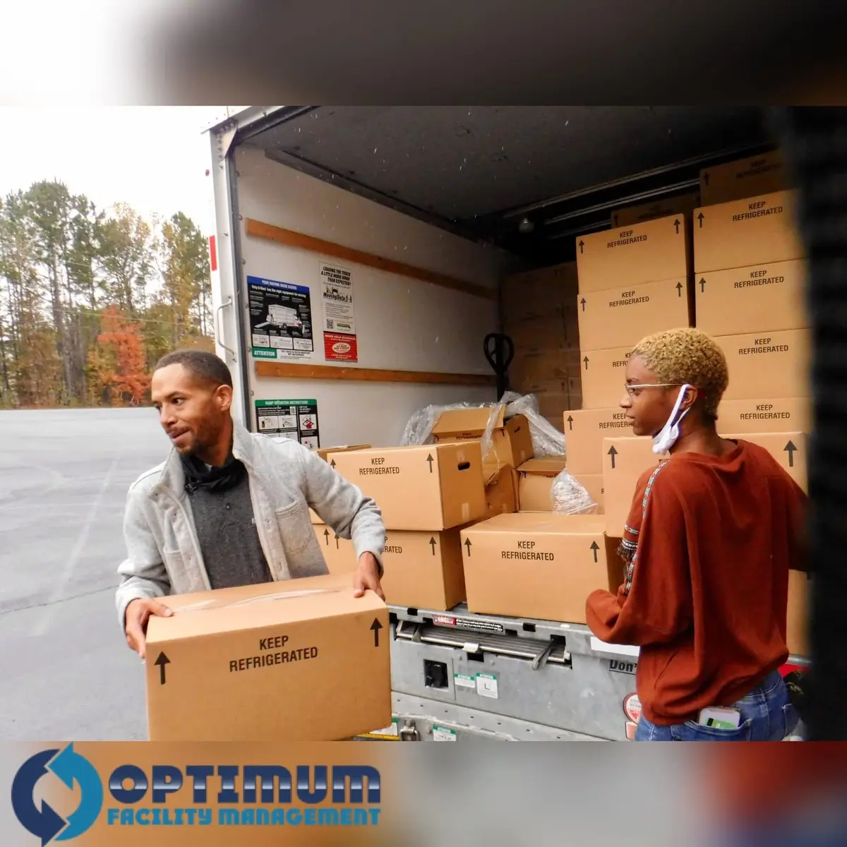 Drive-through food distribution