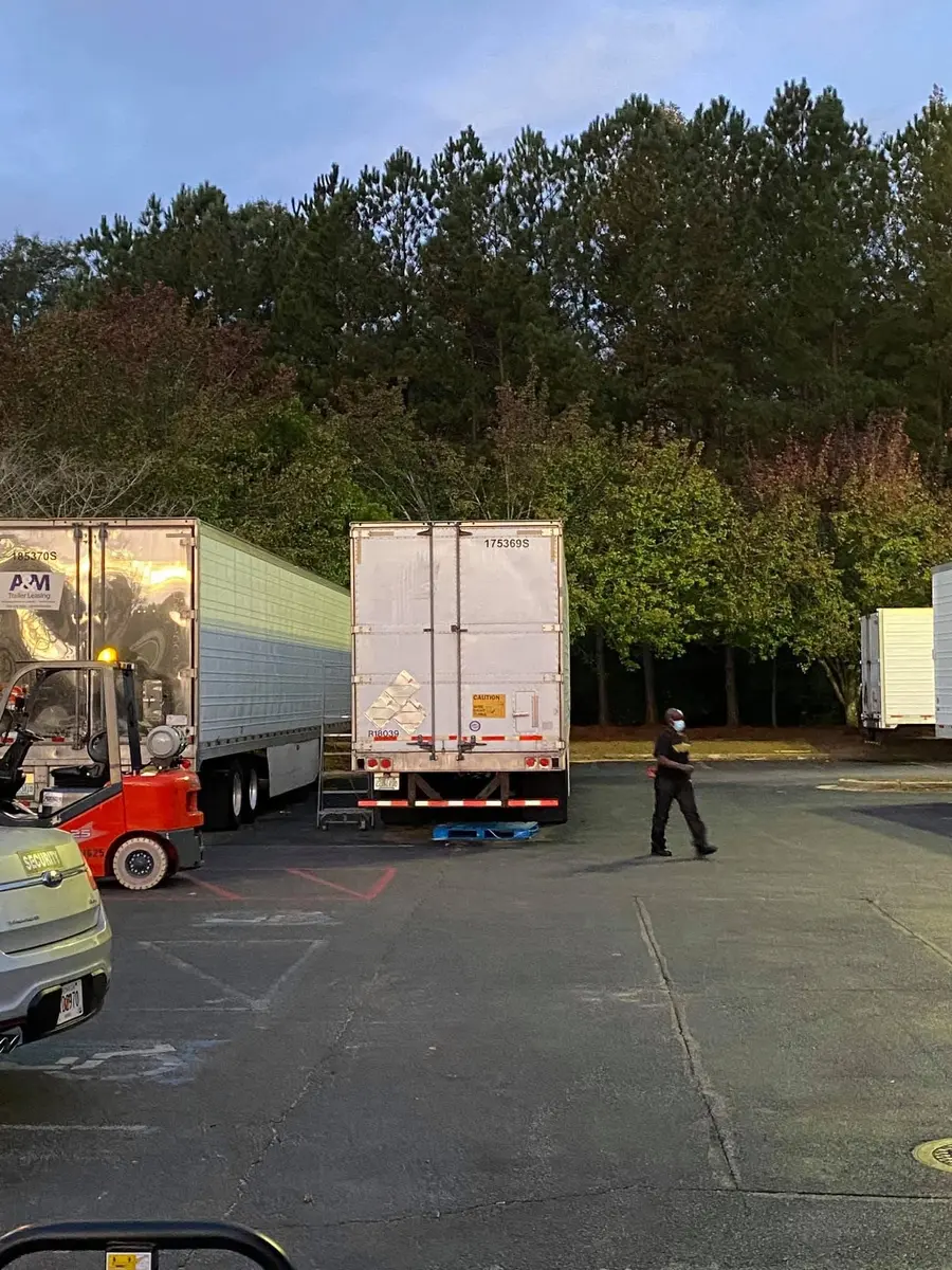 Drive-through food distribution